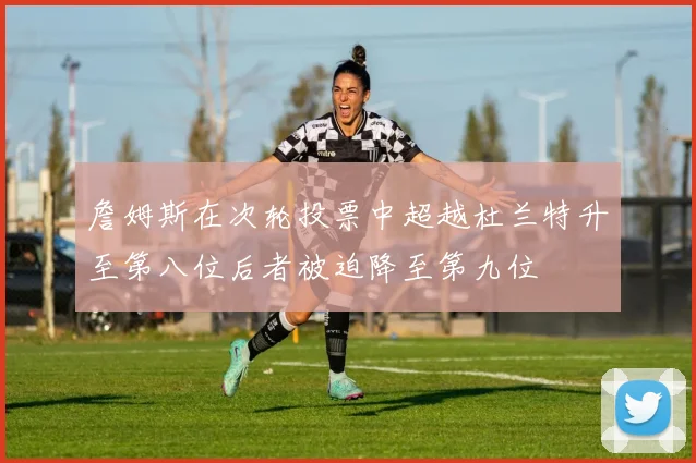 詹姆斯在次轮投票中超越杜兰特升至第八位后者被迫降至第九位